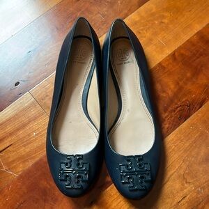 Navy Tory Burch Flats